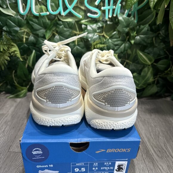 Brooks Ghost 16 Coconut Chateau Forged Iron 110418 1D 164 Mens Size 9 D Shoes main image 8